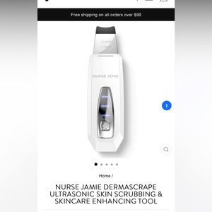 Nurse Jamie Dermascrape Ultrasonic skin scrubbing and skincare enhancement tool